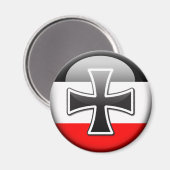 WWI der deutschen Flagge Magnet (Vorderseite/Rückseite)