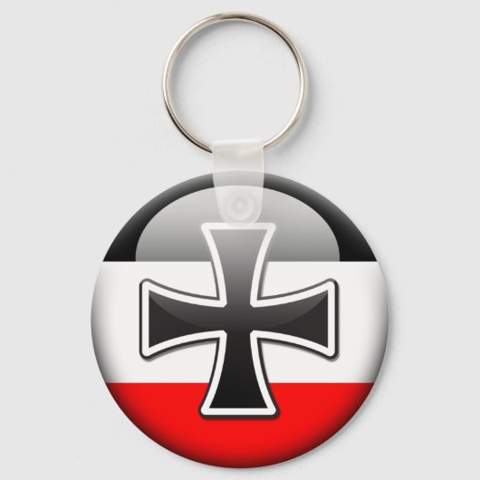 WWI der deutschen Flagge Schlüsselanhänger (Vorderseite)