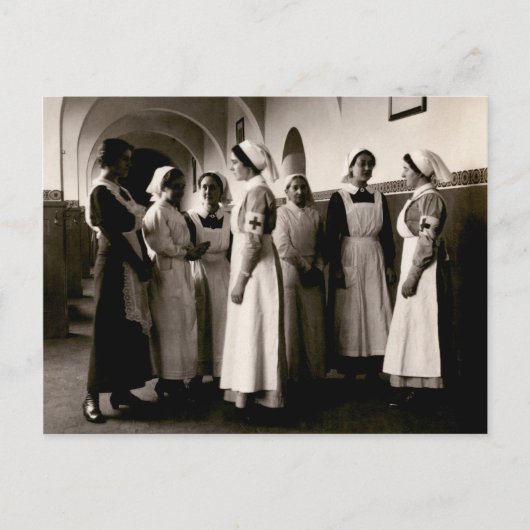 WWI Deutsche Krankenschwestern Postkarte (Vorderseite)