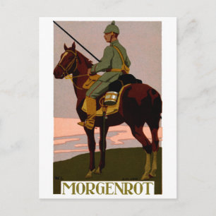 WWI deutscher Uhlan Postkarte