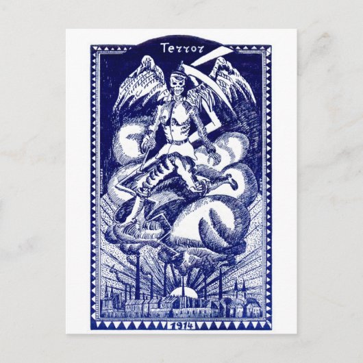 WWI Dutch Anti War Poster Postkarte (Vorderseite)