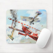 WWI ERNST UDET FOKKER D. VII MOUSEPAD (Mit Mouse)