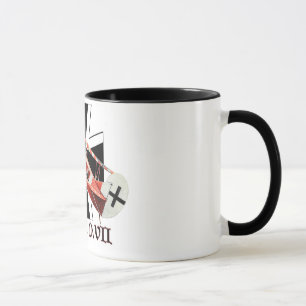 WWI ERNST UDET FOKKER D. VII MUG TASSE