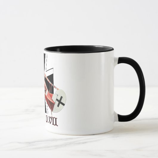 WWI ERNST UDET FOKKER D. VII MUG TASSE (Rechts)