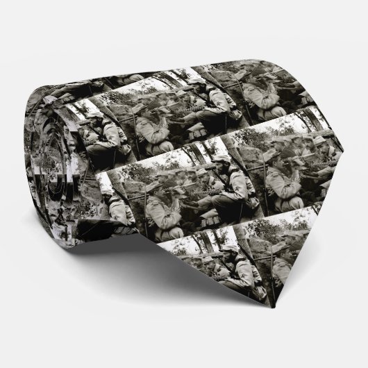 WWI französische Maschinen-Gewehr-Crew Krawatte (Gerollt)