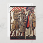 WWI - Frauen als Krankenpfleger Postkarte (Vorne/Hinten)