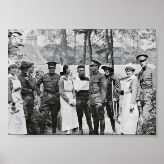 WWI Krankenschwestern und Ärzte Poster (Vorne)