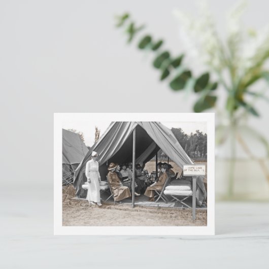 WWI-Kurse Postkarte (Stehend Vorderseite)