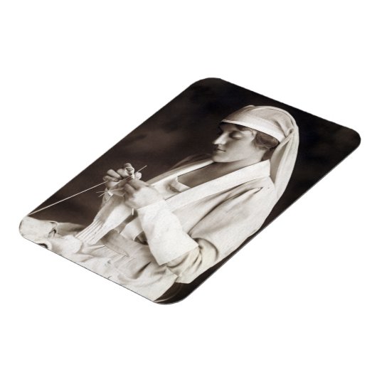 WWI Nurse Strickpullover Magnet (Linke Seite)