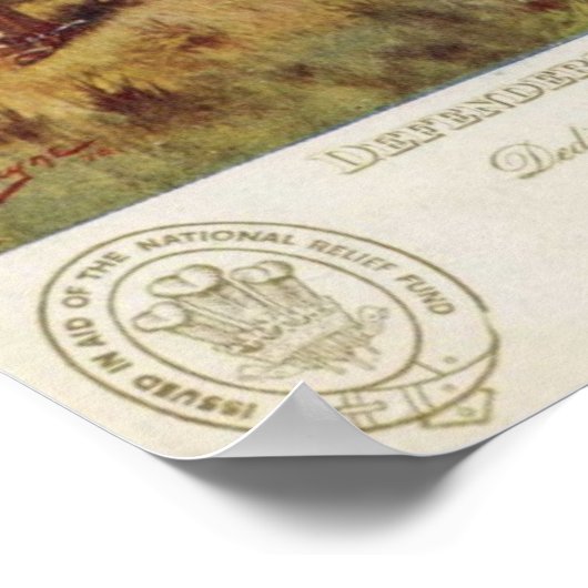 WWI-Propaganda Poster (Ecke)