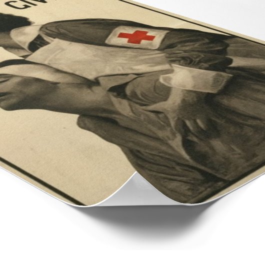 WWI Red Cross Poster (Ecke)