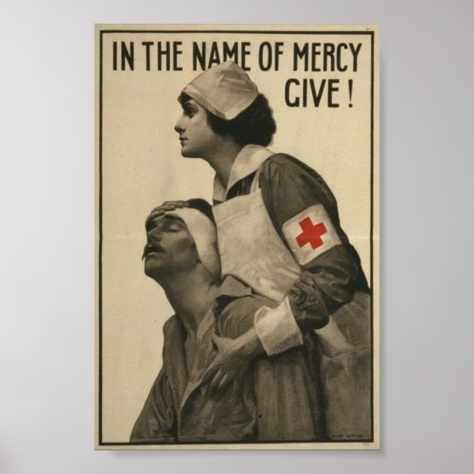 WWI Red Cross Poster (Vorne)
