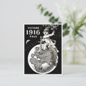 WWI-Sieg in Frankreich Postkarte (Stehend Vorderseite)