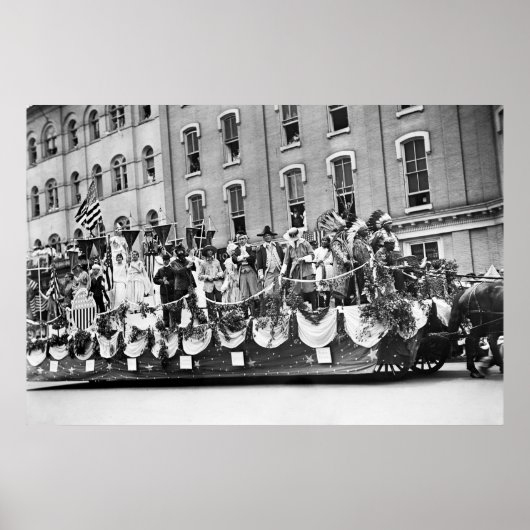 WWI-Vorbereitungsparade 1916 Poster (Vorne)