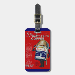 WWI-Werbung für Instantkaffee Gepäckanhänger