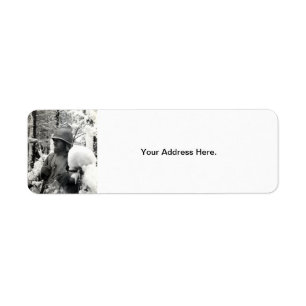 WWII amerikanischer Soldat in Bastogne