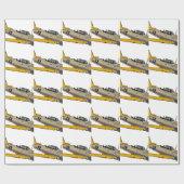 WWII Ära-Marine-Flugzeug Geschenkpapier (Flach)