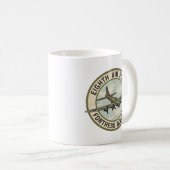 WWII B-17 Eighth Air Force Festungsdivision Kaffeetasse (VorderseiteRechts)