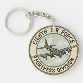 WWII B-17 Eighth Air Force Festungsdivision Schlüsselanhänger