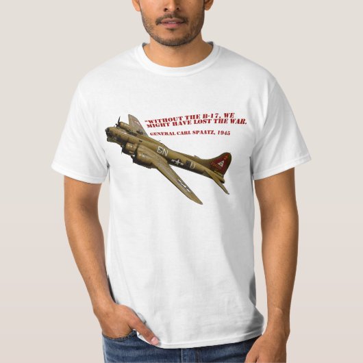 WWII B-17 Fliegen-Festungs-Flugzeug-Shirt T-Shirt (Vorderseite)