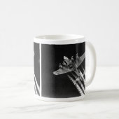WWII B-17 im Flug Kaffeetasse (VorderseiteRechts)