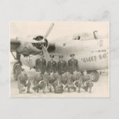 WWII B-24 Crew Postkarte (Vorderseite)