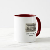 WWII B-29 Bomber Crew Foto Kaffee Tasse (VorderseiteRechts)