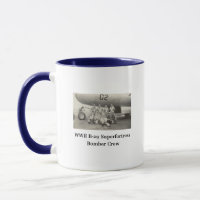 WWII B-29 Bomber Crew Foto Kaffee Tasse