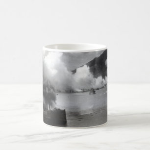 WWII Bombe gelaufen in Rabual Kaffeetasse