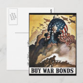 Wwii Bonds21 Postkarte (Vorne/Hinten)