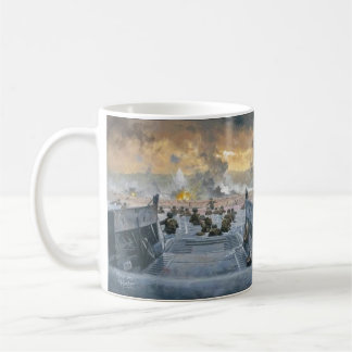 WWII D-Day Omaha Beach Kaffeetasse