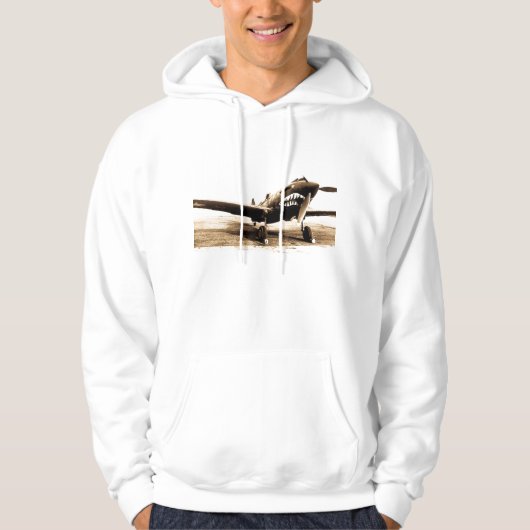 WWII das Flying Tigers Curtiss P-40 Hoodie (Vorderseite)