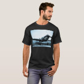 WWII das Flying Tigers Curtiss P-40 T-Shirt (Vorne ganz)