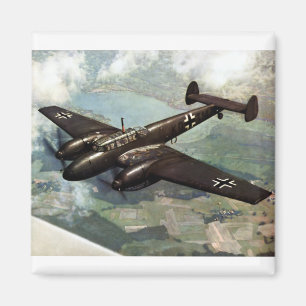 WWII deutsches Bf-110 im Flug Magnet