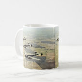 WWII drei Messerschmitt ME-110 Kaffeetasse (Vorderseite Links)