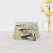 WWII drei Messerschmitt ME-110 Karte (Gelbe Blume)