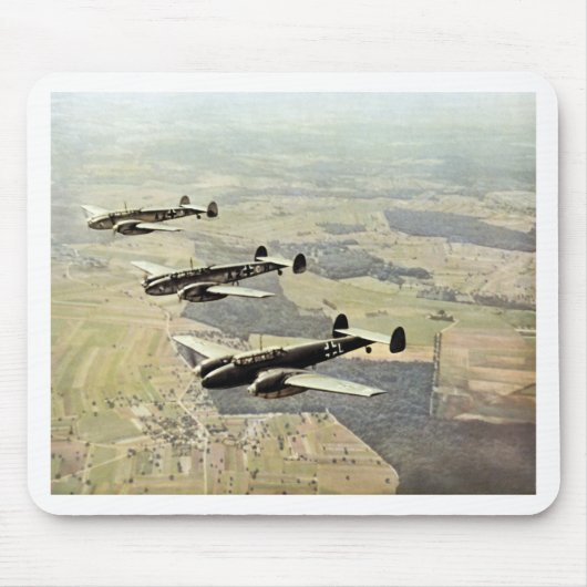 WWII drei Messerschmitt ME-110 Mousepad (Vorne)