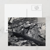 WWII Dutch Snipers Postkarte (Vorne/Hinten)