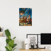 WWII: Em mit mehr Metall Poster (Heimbüro)