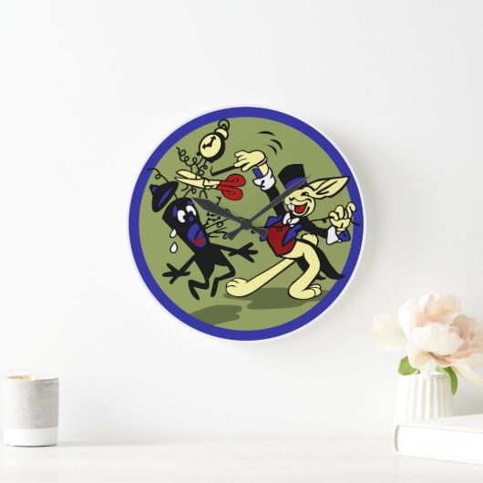 WWII EOD Rabbit Große Wanduhr (Zuhause)