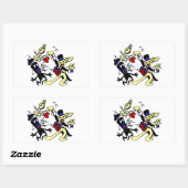 WWII EOD Rabbit Rechteckiger Aufkleber (Blatt)