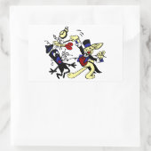 WWII EOD Rabbit Rechteckiger Aufkleber (Tasche)