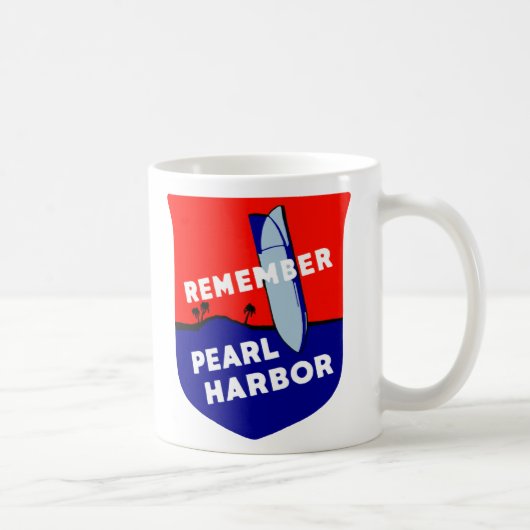 WWII erinnern sich an Pearl Harbor Kaffeetasse (Rechts)