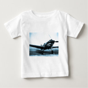 WWII-Flug-Tiger Curtiss P-40-Kampfflugzeug Baby T-shirt