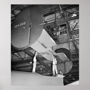 WWII Flugzeugbau, 1943 Poster
