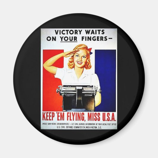 Wwii Flying2 Magnet (Vorne)