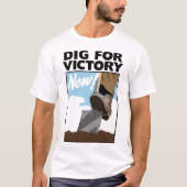 WWII Grabung für Sieg wachsen Ihren eigenen Veg T T-Shirt (Vorderseite)