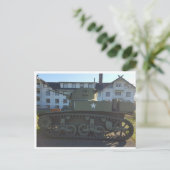 WWII M4 Sherman Panzer Postkarte (Stehend Vorderseite)