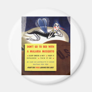 WWII-Malaria-Mücke Magnet