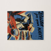 WWII Marine-Plakat-Entwurf Puzzle (Horizontal)